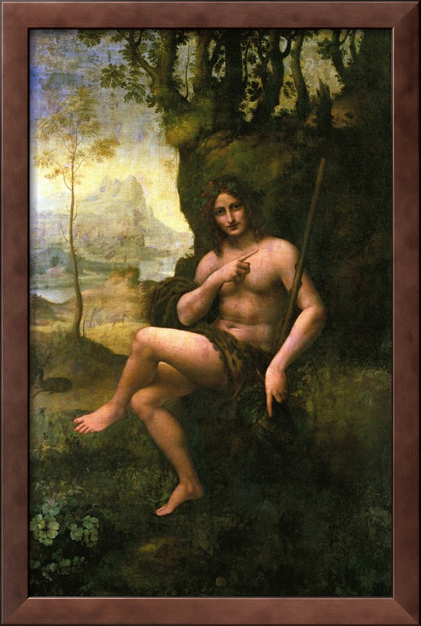 Bacchus, circa 1695 - Leonardo Da Vinci Painting